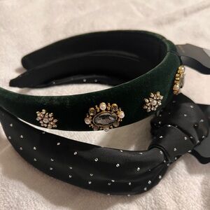 Noir jeweled headbands
